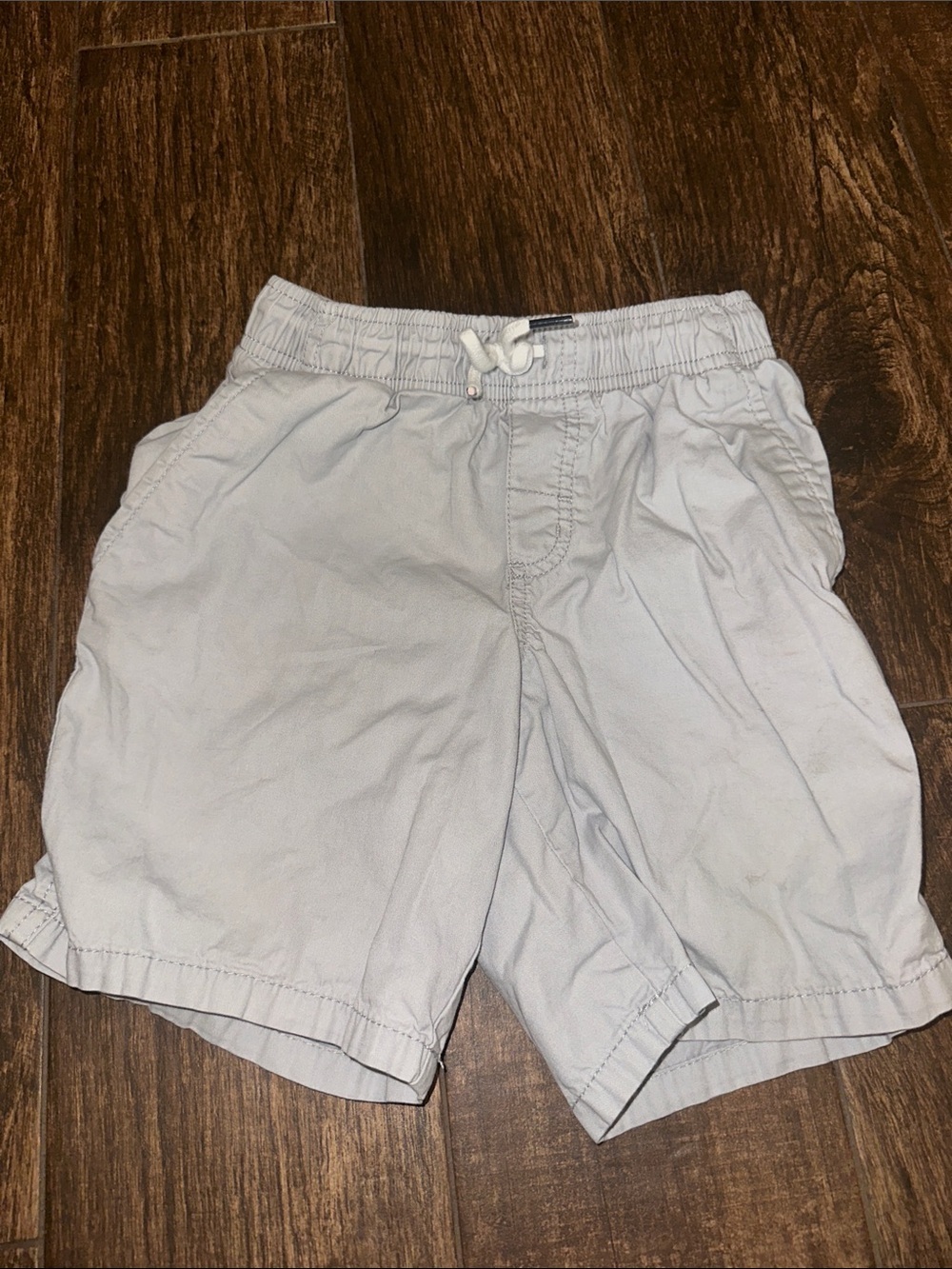 Cat & Jack Light Gray Drawstring Athletic Shorts - Picture 3 of 4